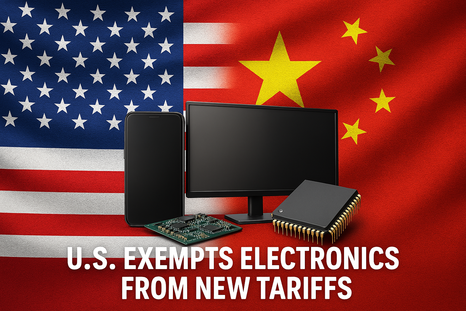 U.S Trump Grants Tariff Exemptions for Imported Electronics Amid Trade Restrictions